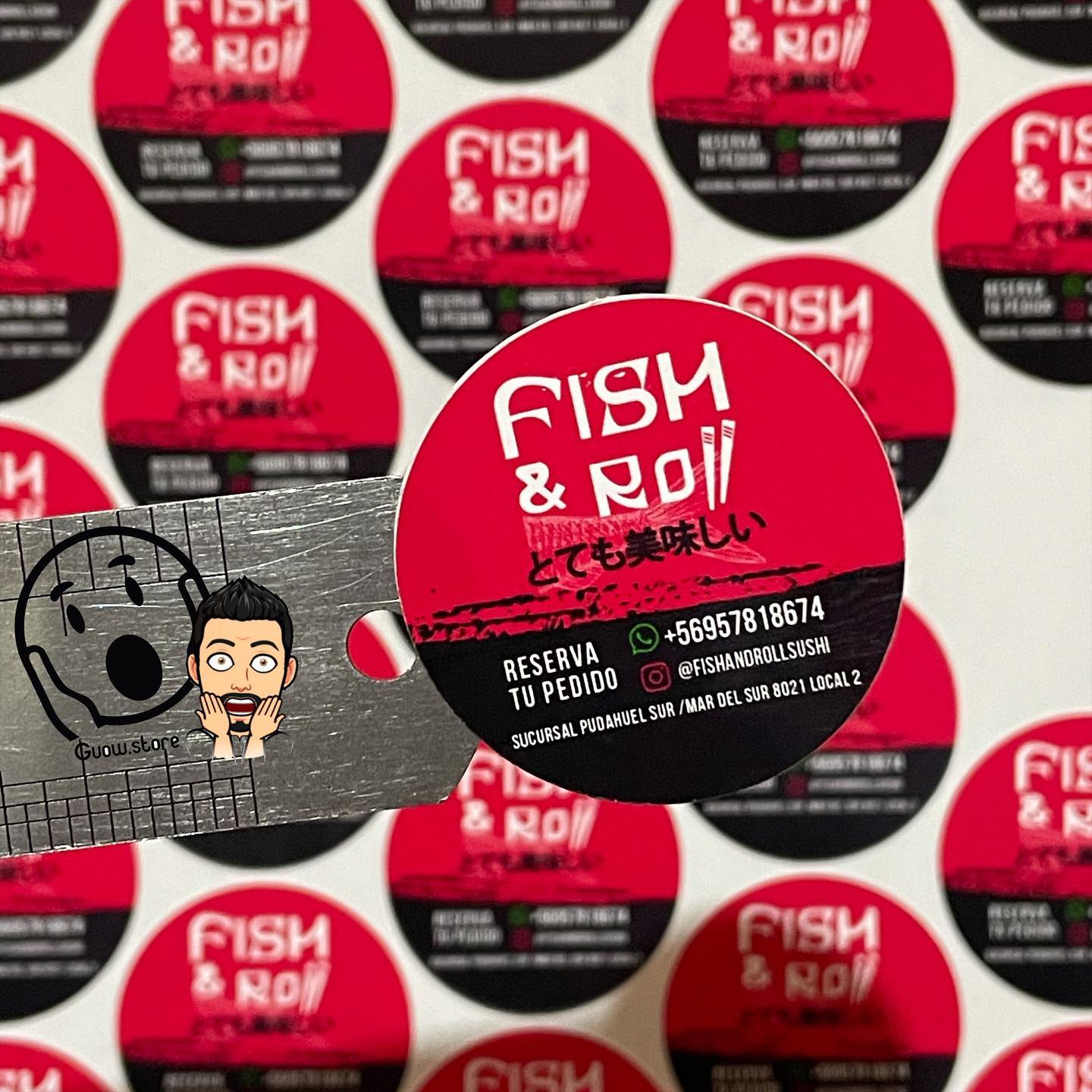 Sticker adhesivos 7cm