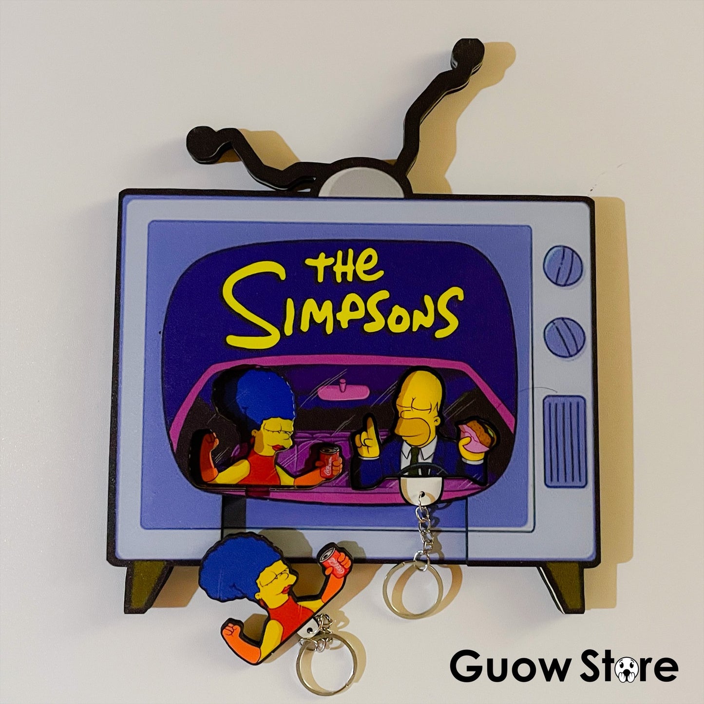 Porta llaves Los Simpson versión pareja